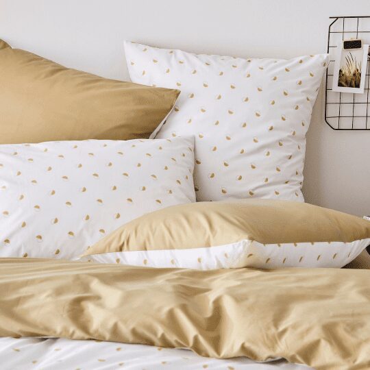 mon bercail taie oreiller en percale de coton alex moka