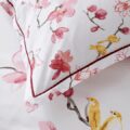 mon bercail taie oreiller en percale de coton elisa rose details