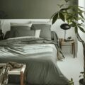 Housse de couette percale Noa Kaki.png